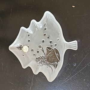 Mikasa Holiday Tree Frost Sweet Dish